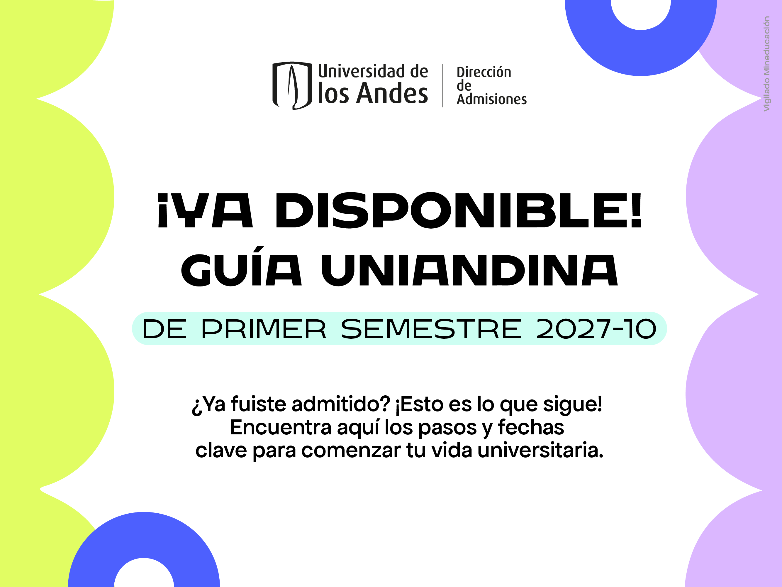 Guía Uniandina de primer semestre 2027-10