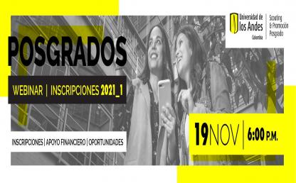 Webinar | Inscripciones a Posgrados 2021_1 Webinar | Inscripciones a Posgrados 2021_1